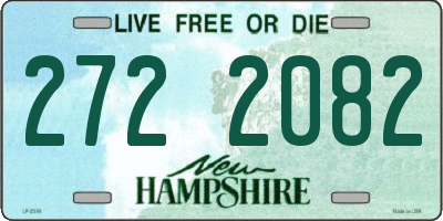 NH license plate 2722082