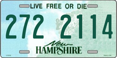 NH license plate 2722114