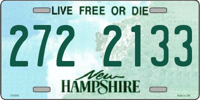 NH license plate 2722133