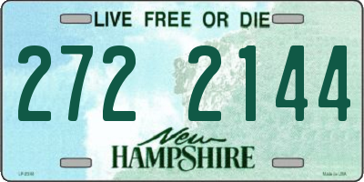 NH license plate 2722144