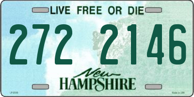 NH license plate 2722146