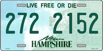 NH license plate 2722152