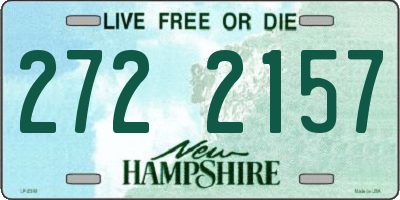 NH license plate 2722157