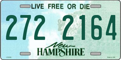 NH license plate 2722164