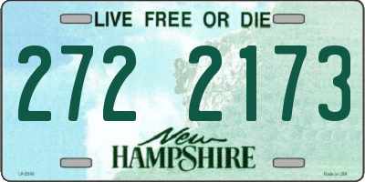 NH license plate 2722173