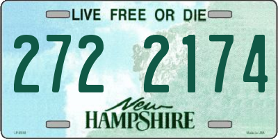 NH license plate 2722174