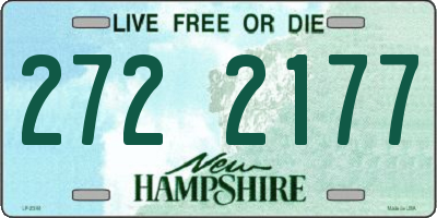 NH license plate 2722177