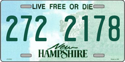 NH license plate 2722178
