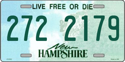 NH license plate 2722179