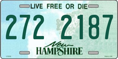 NH license plate 2722187