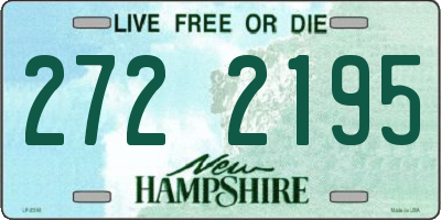 NH license plate 2722195