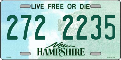 NH license plate 2722235