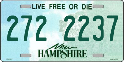 NH license plate 2722237