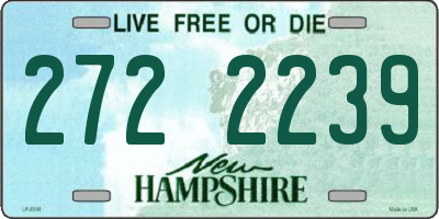 NH license plate 2722239