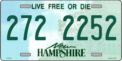 NH license plate 2722252
