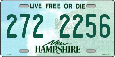 NH license plate 2722256