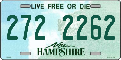 NH license plate 2722262