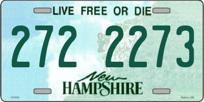 NH license plate 2722273