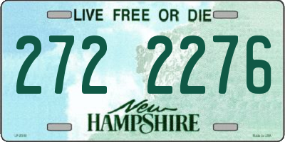 NH license plate 2722276
