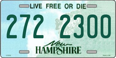 NH license plate 2722300
