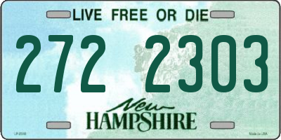 NH license plate 2722303