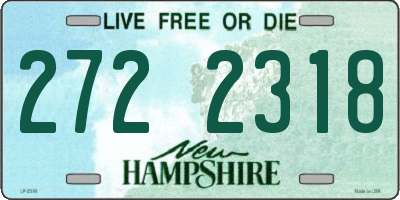 NH license plate 2722318