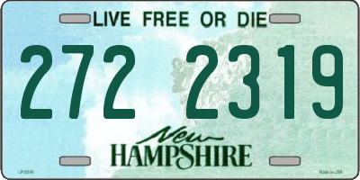 NH license plate 2722319