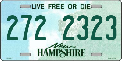 NH license plate 2722323