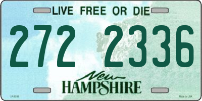 NH license plate 2722336