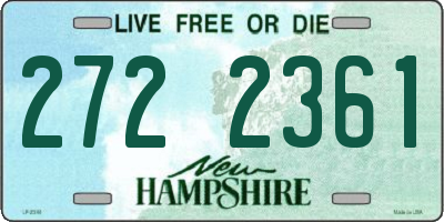 NH license plate 2722361