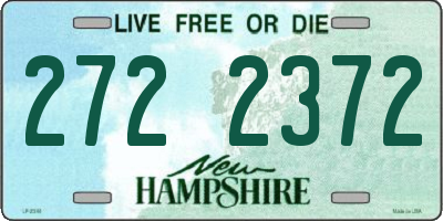 NH license plate 2722372