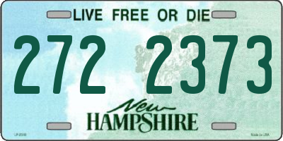 NH license plate 2722373