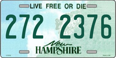 NH license plate 2722376