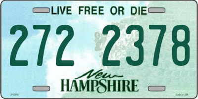 NH license plate 2722378