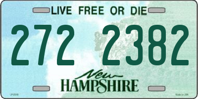 NH license plate 2722382