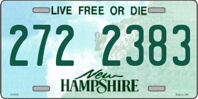 NH license plate 2722383