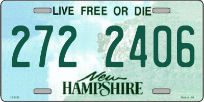 NH license plate 2722406