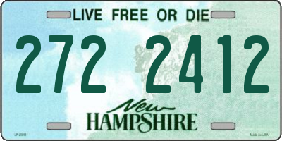 NH license plate 2722412