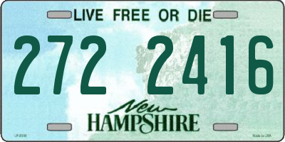 NH license plate 2722416