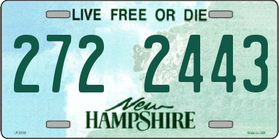 NH license plate 2722443