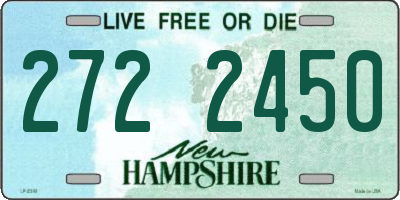 NH license plate 2722450