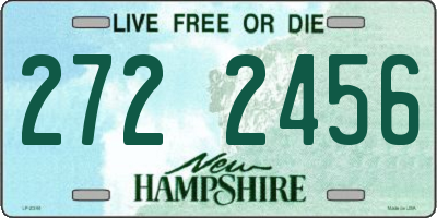 NH license plate 2722456