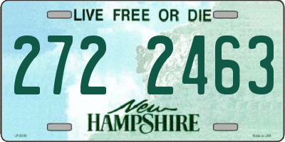 NH license plate 2722463