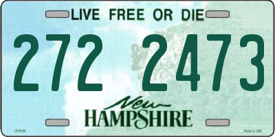 NH license plate 2722473