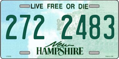NH license plate 2722483
