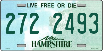 NH license plate 2722493