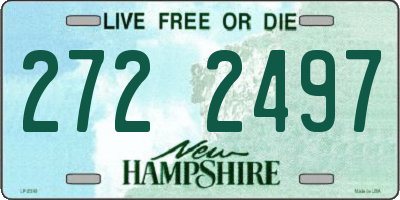 NH license plate 2722497