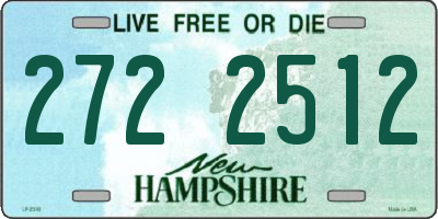 NH license plate 2722512
