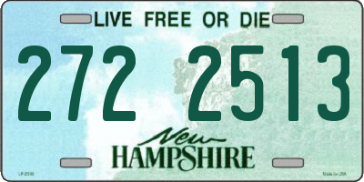 NH license plate 2722513