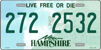 NH license plate 2722532